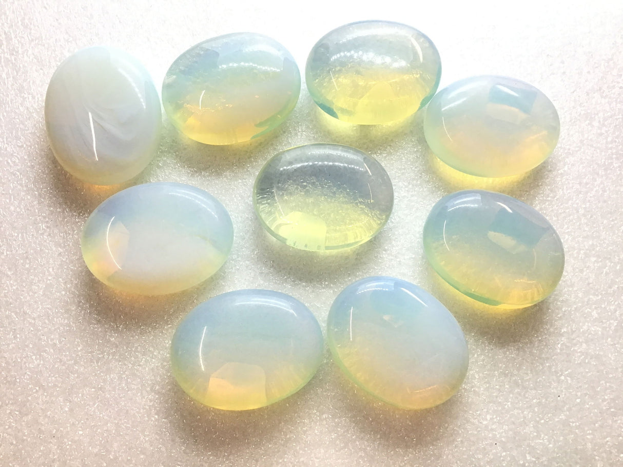 View of Opalite Palm Stone