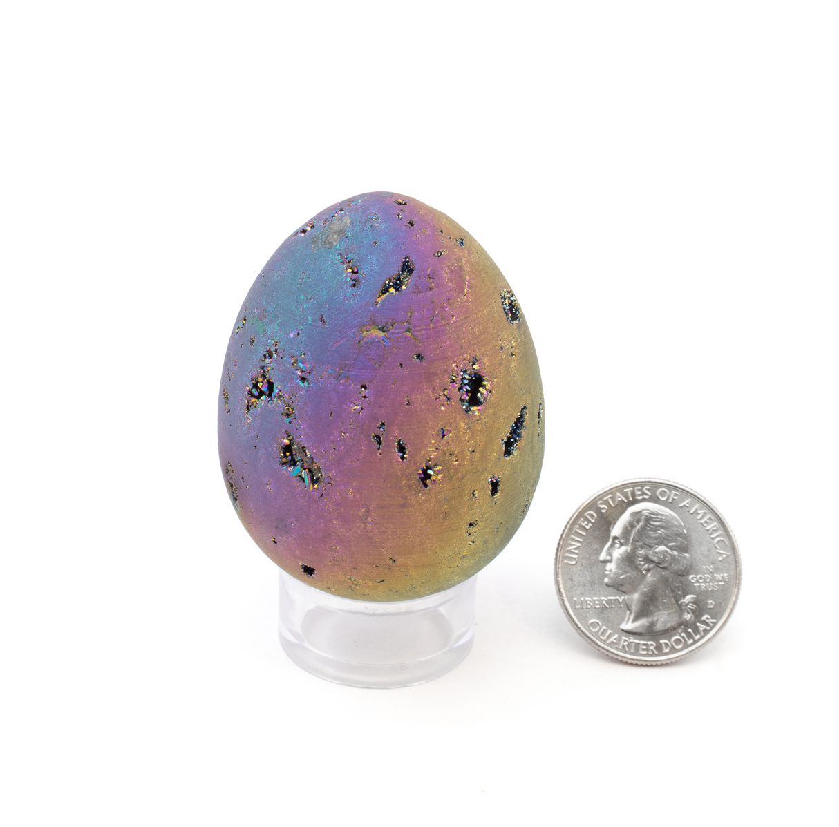 Rainbow Titanium Druze Egg