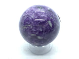 View of Charoite Sphere from Russia - Small Medium