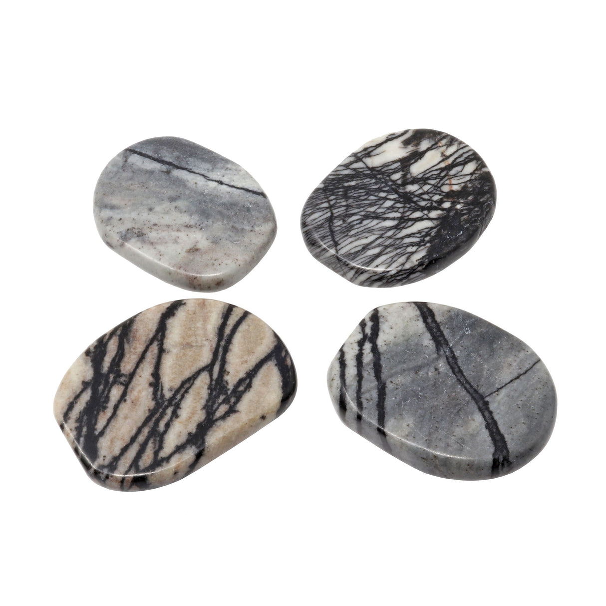 Zebra Jasper Flat Stone Aka Picasso Jasper (Singles)