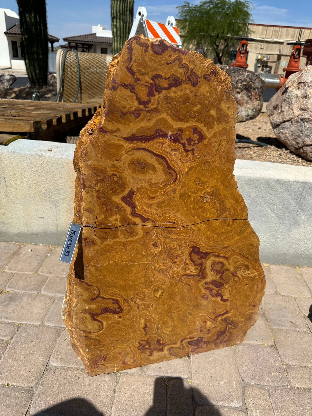 Green Talan Onyx RUSTIC ROCK Fountain