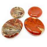 Brecciated Jasper Palm Stone with Divot (Singles)