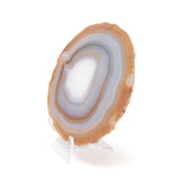 Agate Slice On Acrylic Easel Stand