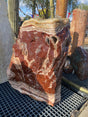 View of Serpentine Onyx Fountain - Aqua Calcite Top With 2 Holes