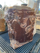 Serpentine Onyx Fountain - Aqua Calcite Top With 2 Holes