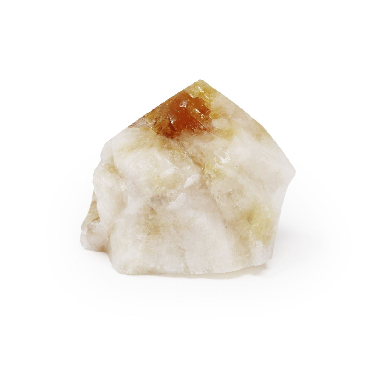 Polished Citrine Point with Cut Base