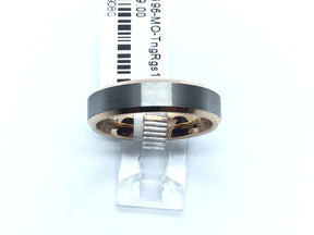 View of Tungsten Ring 6mm Gun Metal Rose Gold Plated S11.5