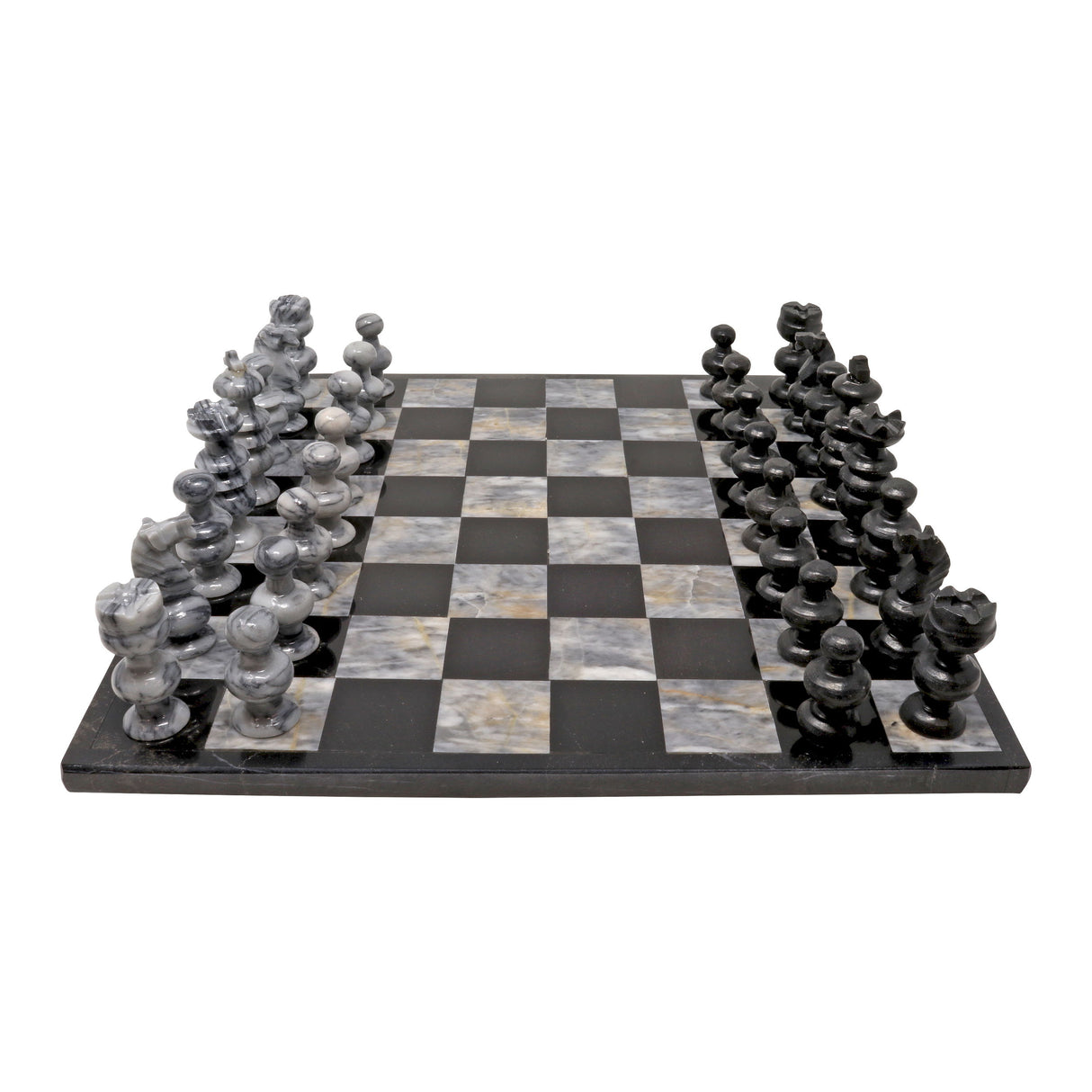 Hand Carved Mexican Onyx Stone Chess Set