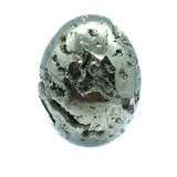 View of Peruvian Pyrite Egg with Lucite Stand