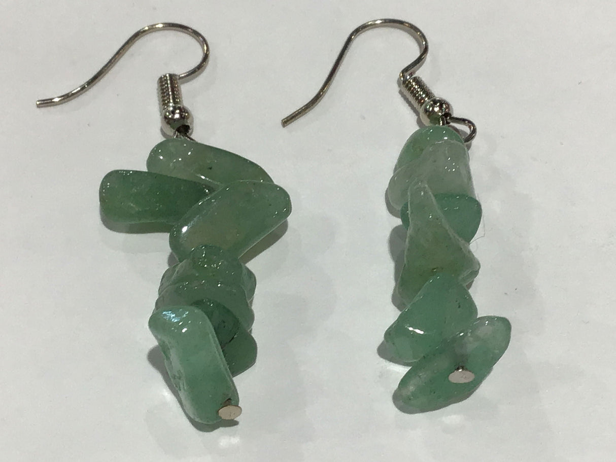 Aventurine Chip Earrings