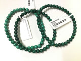 View of Malachite Beaded Bracelet - 5mm