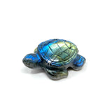 Labradorite Turtle Carving A+ Quality