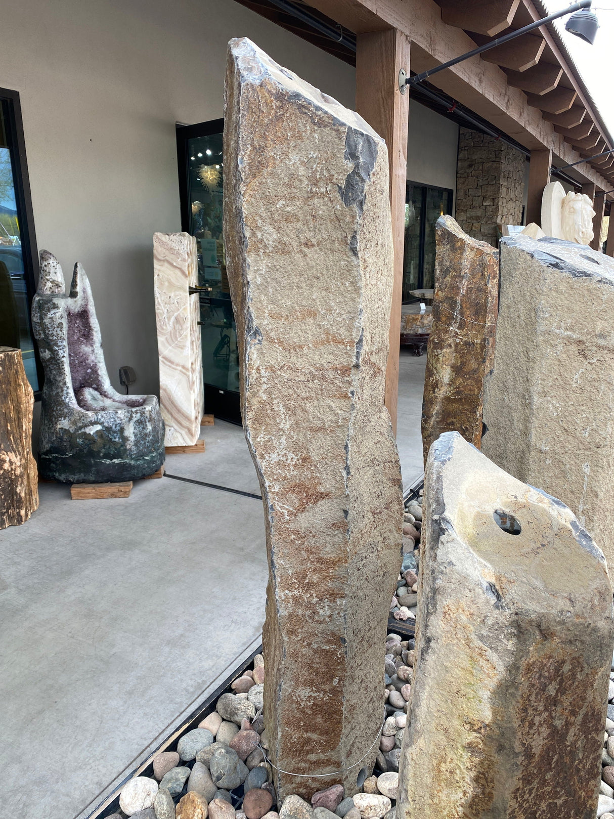 Red Bluff Basalt Column 5' Fountain