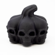 View of Black Obsidian Pumpkin Skulls