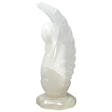 View of Ice Onyx Swan Carving