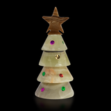 Onyx Christmas Tree Lamp with Star