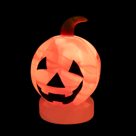 View of Onyx Jack-o-Lantern Lamp