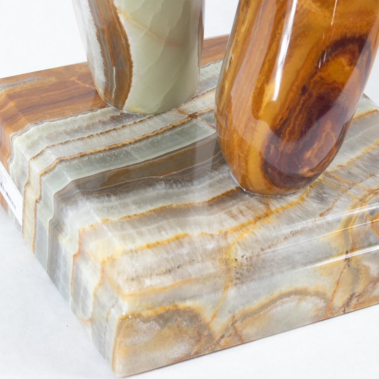 Talan Onyx Torso Sculpture with High-Polish Finish