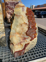 Green Talan Onyx Fountain - Specimen with Stalactite Inclusions