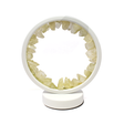 View of Citrine Crystal Ring Luminary - Round with White Light & Cord