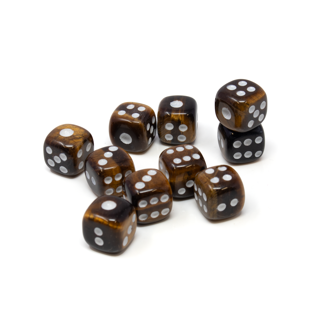 Carved Stone Dice Set