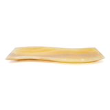 View of Amber Onyx Tray - Flat with S Curve