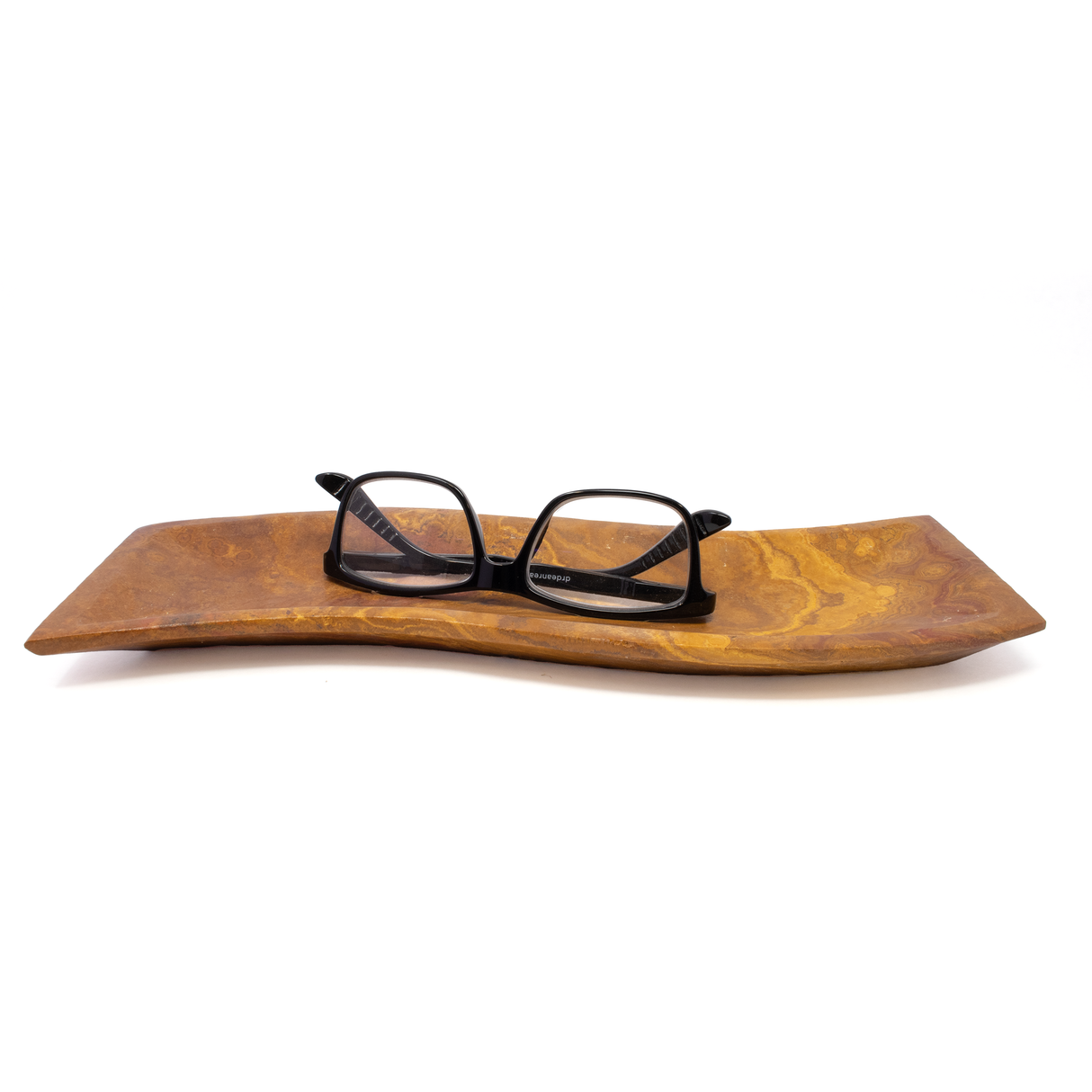 Carmel Travertine Tray - Flat with S Curve
