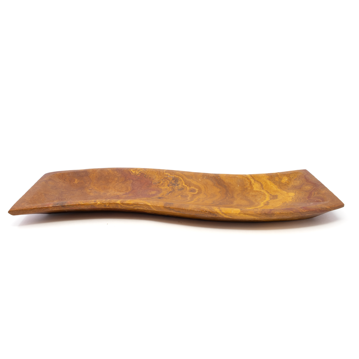 View of Carmel Travertine Tray - Flat with S Curve