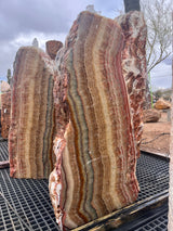 Aqua Onyx Fountain Thick Slab Cut on 2 sides