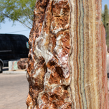 Aqua Onyx Fountain Thick Slab Cut on 2 sides