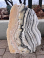 View of Zebra Onyx Fountain  - 1 Cut Side
