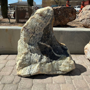 View of Green Talan Onyx Fountain - Boulder with Mountainous Form