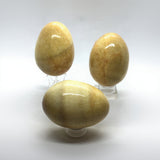 View of Dyed Yellow Onyx Egg - Large
