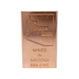 Arizona Copper Ingot - Half Pound Flat Bar