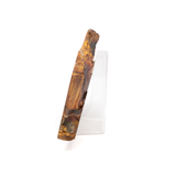 Mara Mamba Tiger Eye Slice - Freeform with Lucite Easel from Australia
