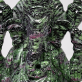 Ruby Zoisite Ganesh Carving