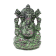 View of Ruby Zoisite Ganesh Carving
