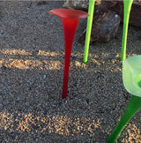 Br - Outdoor Red Glass Flower