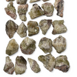 Rare Earth Gallery green calcite crystal clusters with natural ombre color variations in a medium size range