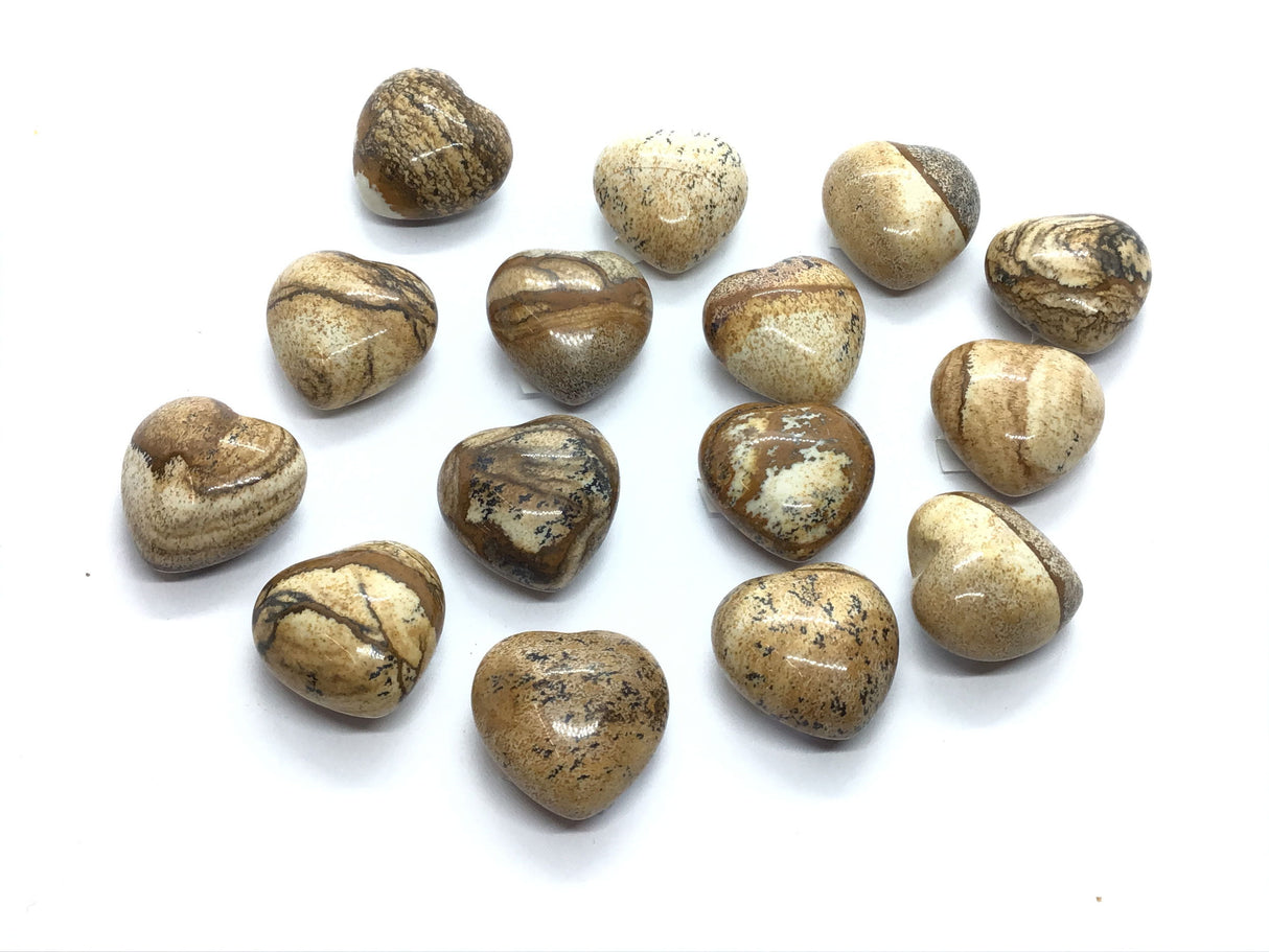 View of Picture Jasper Heart - Mini Puff