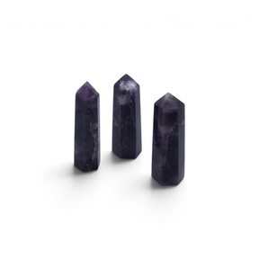 View of Lepidolite Point - Cut & Polished