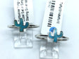View of Turquoise Ring - Cactus Bezel Set in Simple 925 Sterling Silver sz10