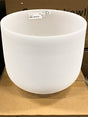 View of Frosted Quartz Singing Bowl 8\" Note A-5