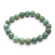 View of 9mm Round Jade Bracelet