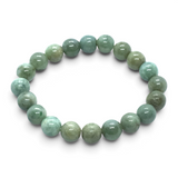View of 9mm Round Jade Bracelet
