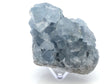 View of Celestine Crystal Specimen from Madagascar with Lucite Stand