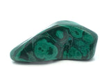 View of Chrysocolla Malachite Polished Freeform from Congo with Lucite Stand