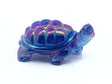 View of Aqua Aura Crystal Turtle Carving
