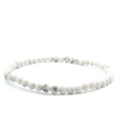 View of Howlite Beaded Bracelet - 4mm Rounds