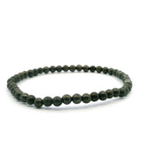 View of Pyrite Beaded Bracelet - 4mm Rounds